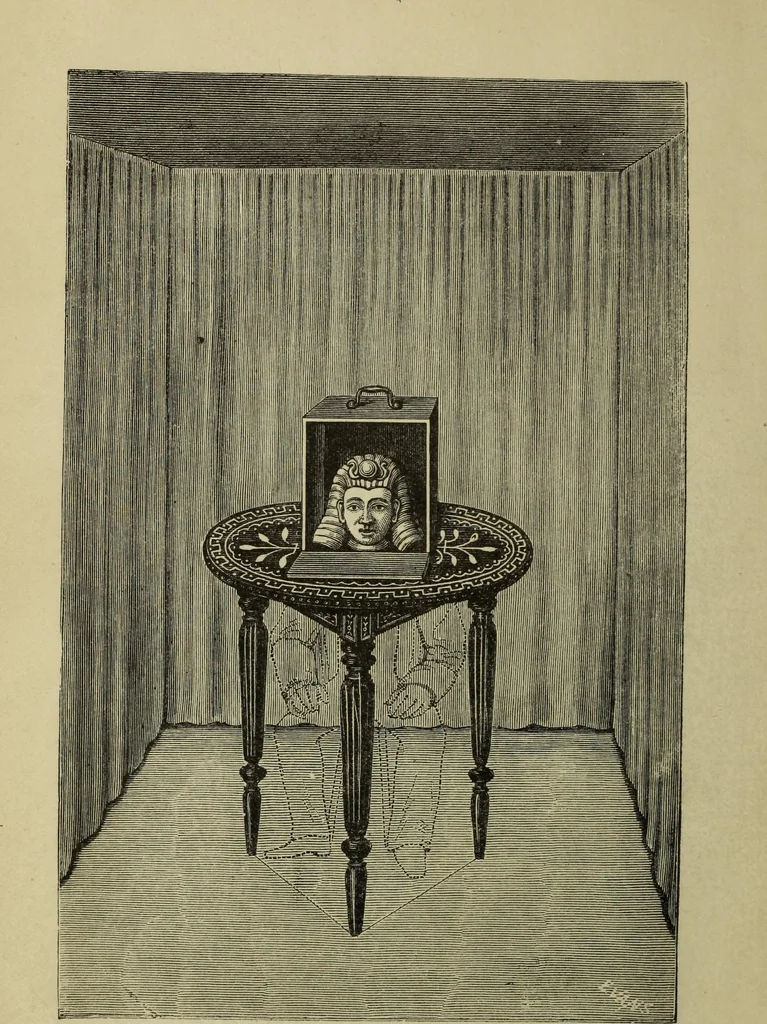 An illustration from Modern magic. : A practical treatise on the art of conjuring., 1885, leaf 7