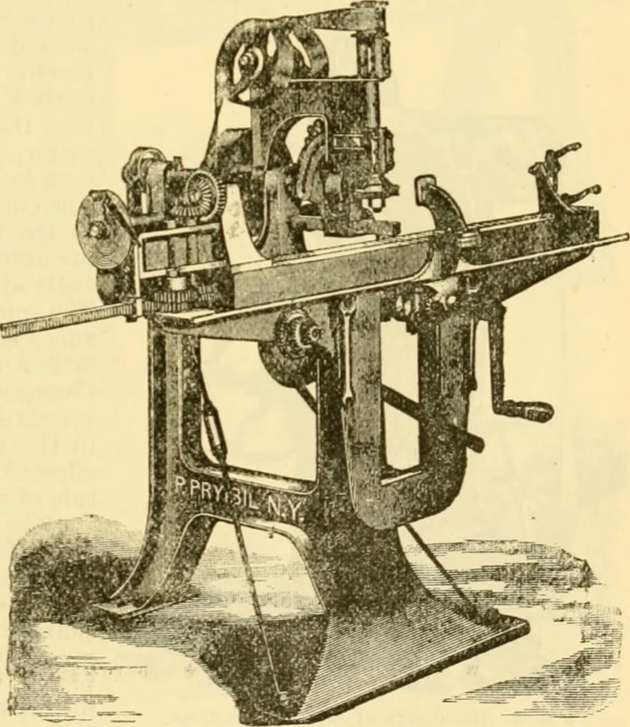 An illustration from Modern mechanism, exhibiting the latest progress in machines, motors, and the transmission of power, being a supplementary volume to Appletons' cyclopaedia of applied mechanics, 1892, leaf 128