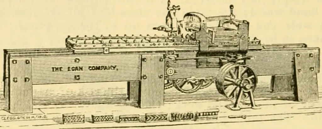 An illustration from Modern mechanism, exhibiting the latest progress in machines, motors, and the transmission of power, being a supplementary volume to Appletons' cyclopaedia of applied mechanics, 1892, leaf 129