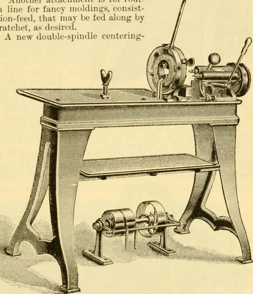 An illustration from Modern mechanism, exhibiting the latest progress in machines, motors, and the transmission of power, being a supplementary volume to Appletons' cyclopaedia of applied mechanics, 1892, leaf 130