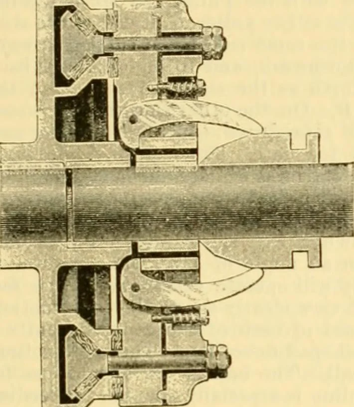 An illustration from Modern mechanism, exhibiting the latest progress in machines, motors, and the transmission of power, being a supplementary volume to Appletons' cyclopaedia of applied mechanics, 1892, leaf 134