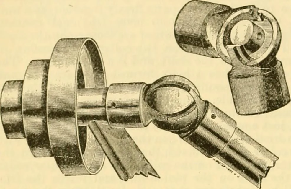 An illustration from Modern mechanism, exhibiting the latest progress in machines, motors, and the transmission of power, being a supplementary volume to Appletons' cyclopaedia of applied mechanics, 1892, leaf 135
