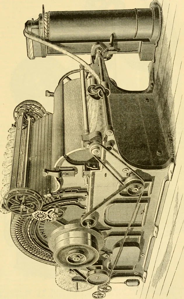 An illustration from Modern mechanism, exhibiting the latest progress in machines, motors, and the transmission of power, being a supplementary volume to Appletons' cyclopaedia of applied mechanics, 1892, leaf 156