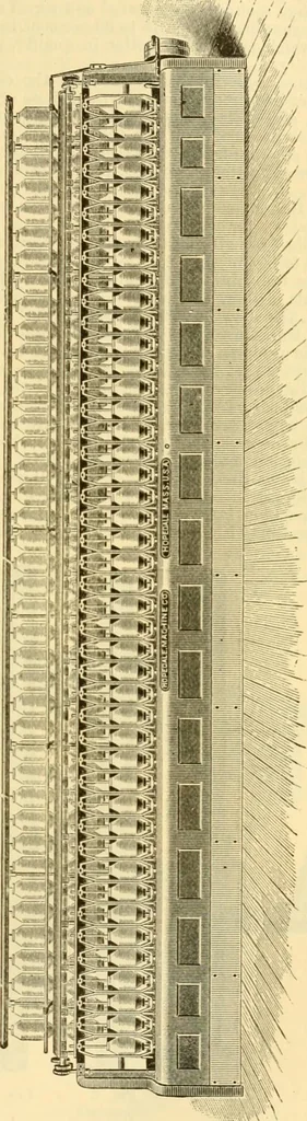 An illustration from Modern mechanism, exhibiting the latest progress in machines, motors, and the transmission of power, being a supplementary volume to Appletons' cyclopaedia of applied mechanics, 1892, leaf 158