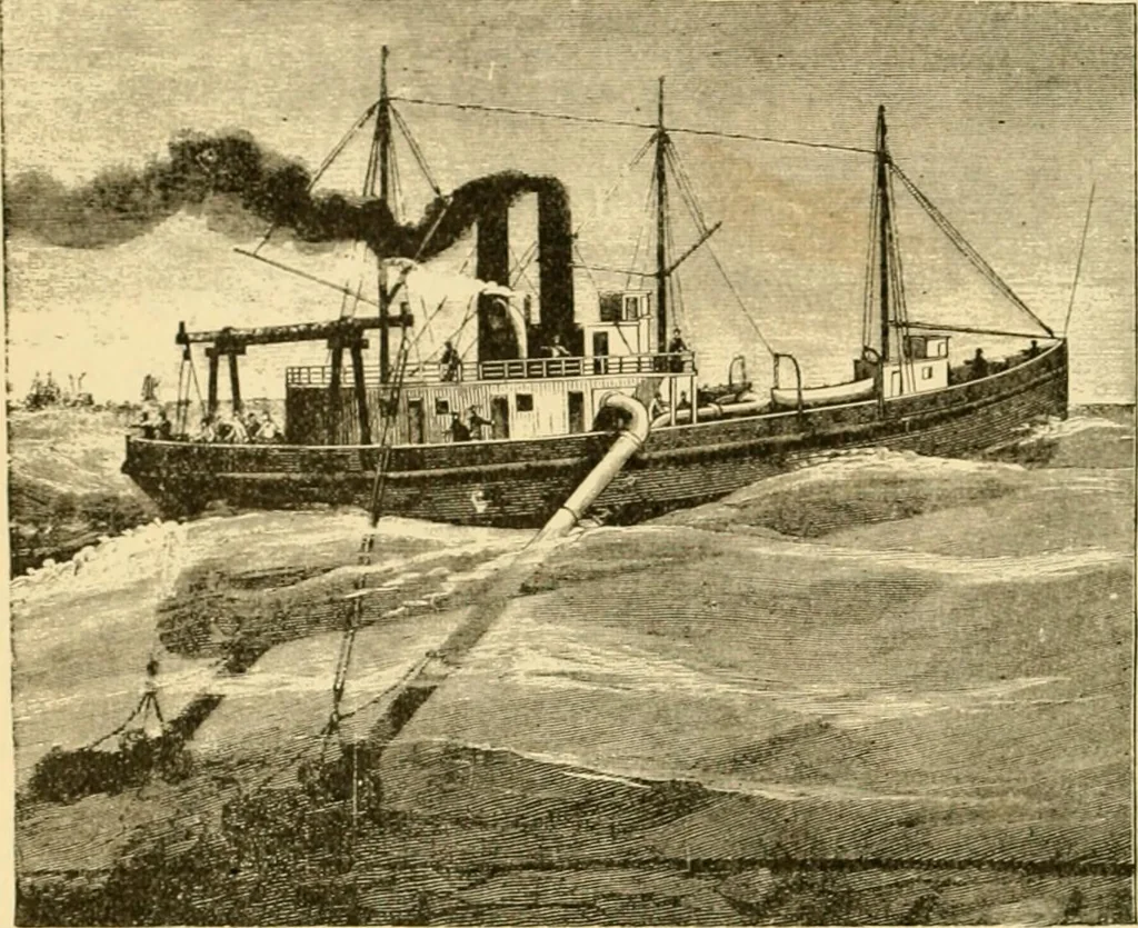 An illustration from Modern mechanism, exhibiting the latest progress in machines, motors, and the transmission of power, being a supplementary volume to Appletons' cyclopaedia of applied mechanics, 1892, leaf 195
