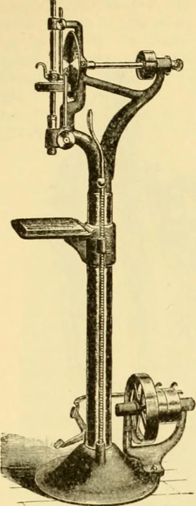 An illustration from Modern mechanism, exhibiting the latest progress in machines, motors, and the transmission of power, being a supplementary volume to Appletons' cyclopaedia of applied mechanics, 1892, leaf 200