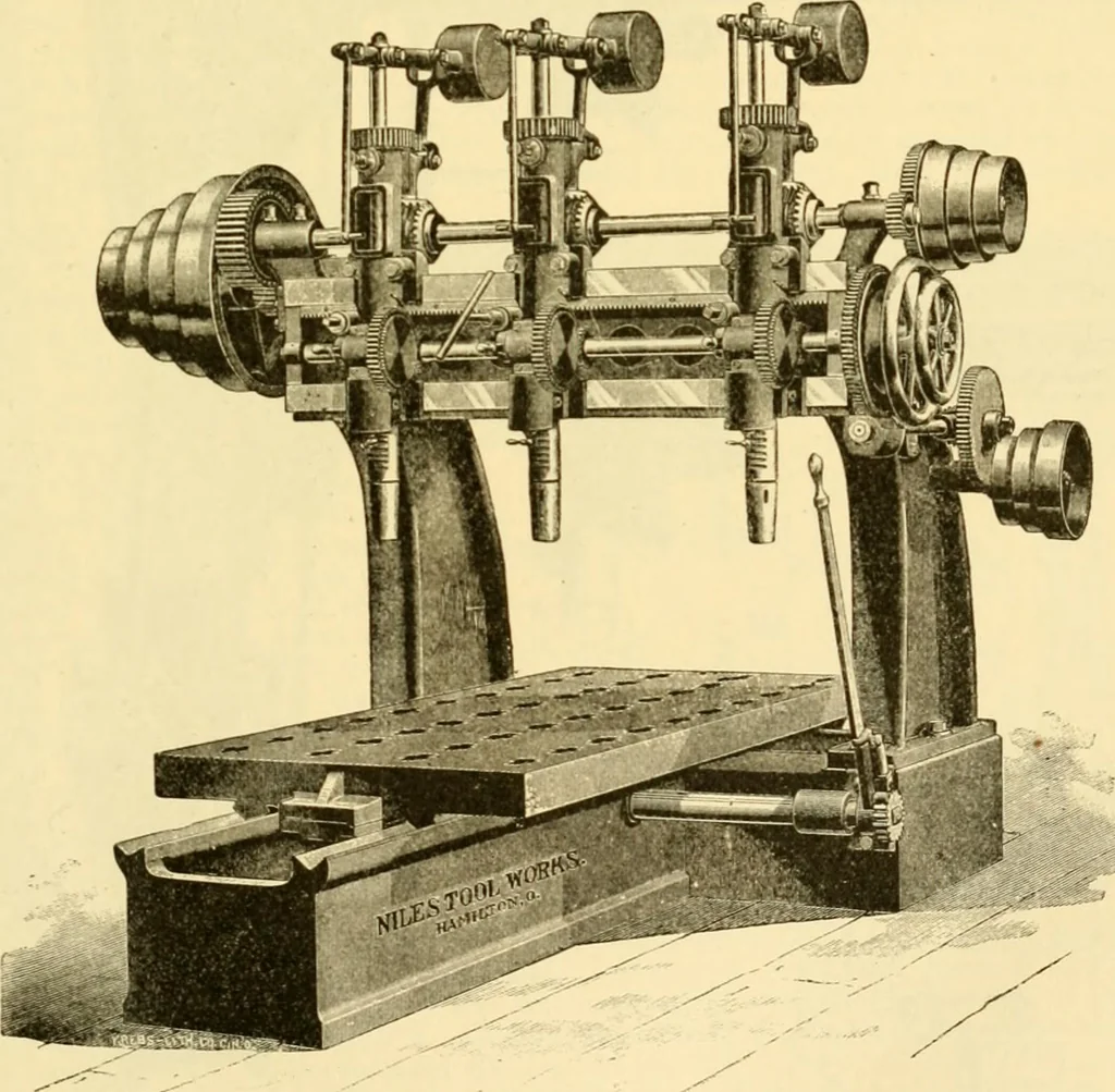 An illustration from Modern mechanism, exhibiting the latest progress in machines, motors, and the transmission of power, being a supplementary volume to Appletons' cyclopaedia of applied mechanics, 1892, leaf 200