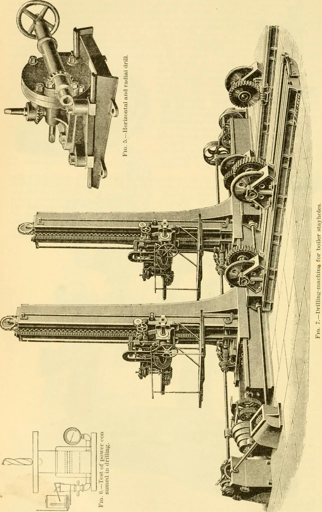 An illustration from Modern mechanism, exhibiting the latest progress in machines, motors, and the transmission of power, being a supplementary volume to Appletons' cyclopaedia of applied mechanics, 1892, leaf 201
