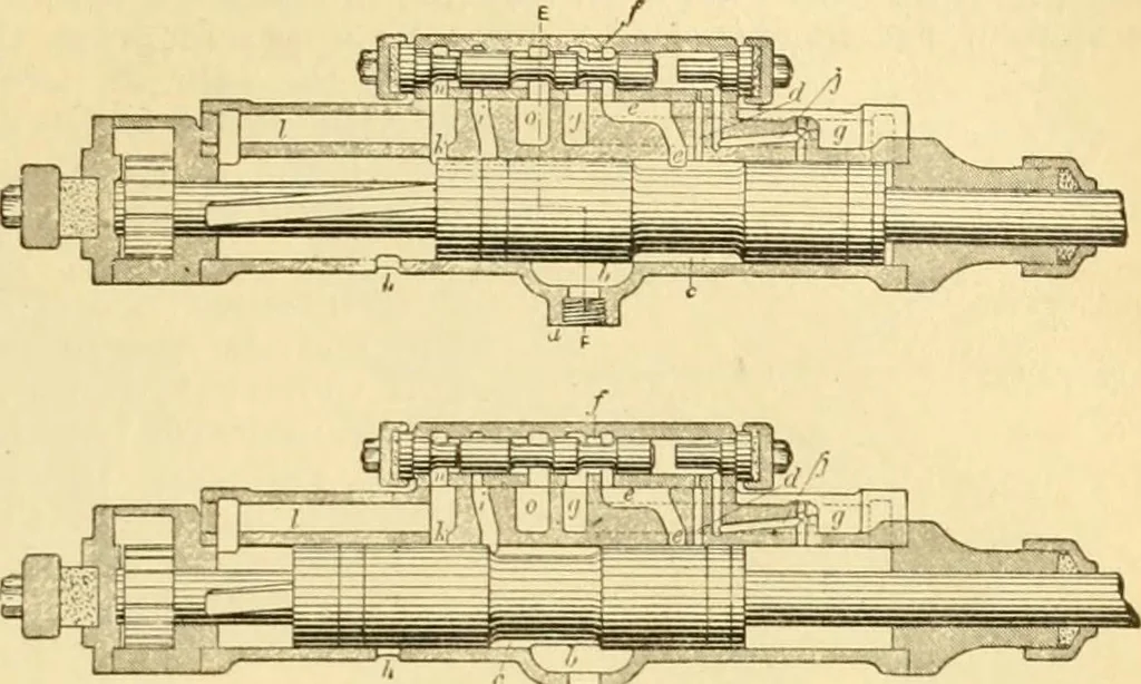 An illustration from Modern mechanism, exhibiting the latest progress in machines, motors, and the transmission of power, being a supplementary volume to Appletons' cyclopaedia of applied mechanics, 1892, leaf 206