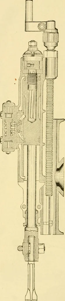 An illustration from Modern mechanism, exhibiting the latest progress in machines, motors, and the transmission of power, being a supplementary volume to Appletons' cyclopaedia of applied mechanics, 1892, leaf 209