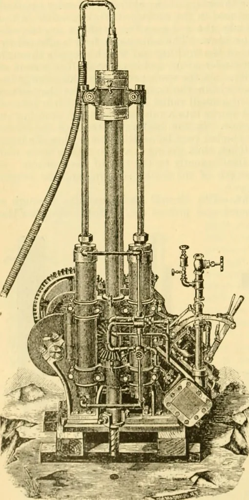 An illustration from Modern mechanism, exhibiting the latest progress in machines, motors, and the transmission of power, being a supplementary volume to Appletons' cyclopaedia of applied mechanics, 1892, leaf 213