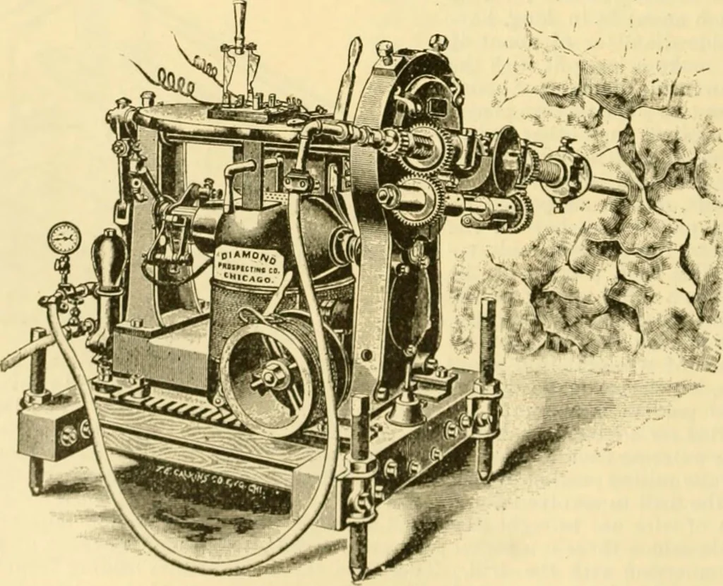 An illustration from Modern mechanism, exhibiting the latest progress in machines, motors, and the transmission of power, being a supplementary volume to Appletons' cyclopaedia of applied mechanics, 1892, leaf 215