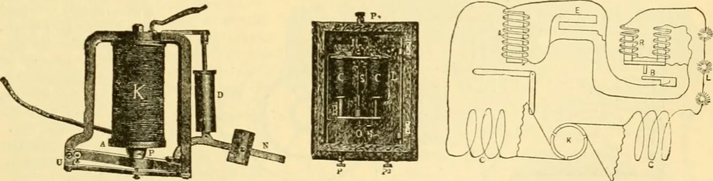An illustration from Modern mechanism, exhibiting the latest progress in machines, motors, and the transmission of power, being a supplementary volume to Appletons' cyclopaedia of applied mechanics, 1892, leaf 228