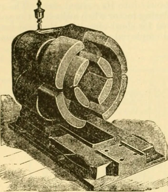 An illustration from Modern mechanism, exhibiting the latest progress in machines, motors, and the transmission of power, being a supplementary volume to Appletons' cyclopaedia of applied mechanics, 1892, leaf 233