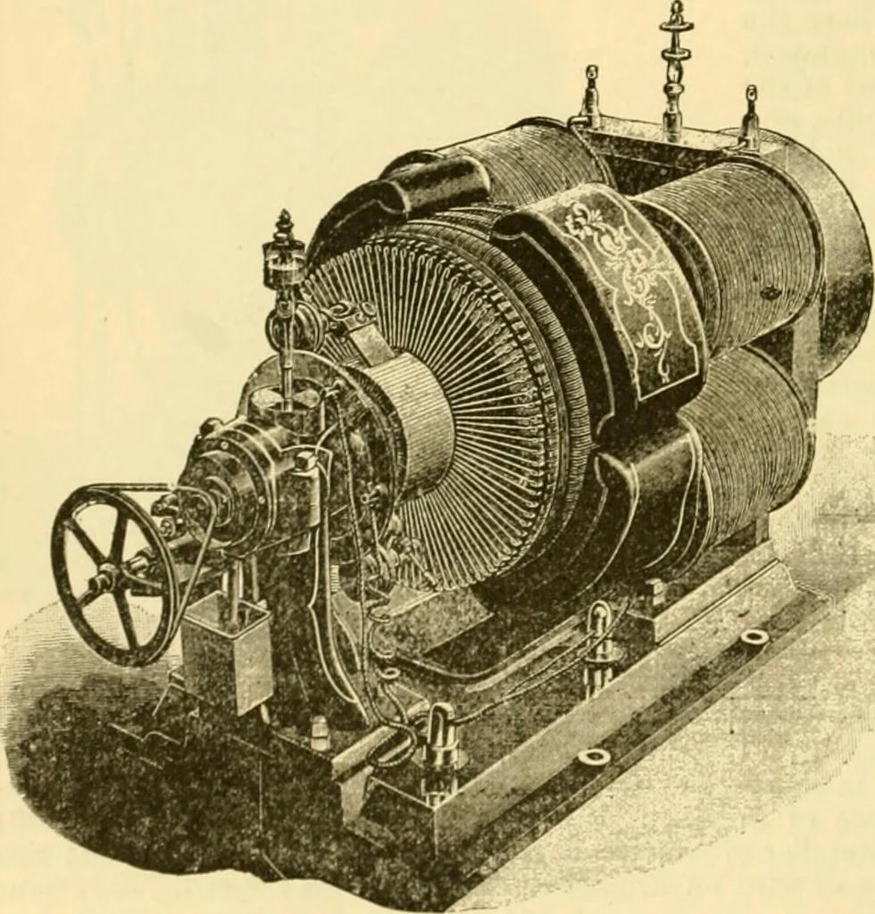 An illustration from Modern mechanism, exhibiting the latest progress in machines, motors, and the transmission of power, being a supplementary volume to Appletons' cyclopaedia of applied mechanics, 1892, leaf 233