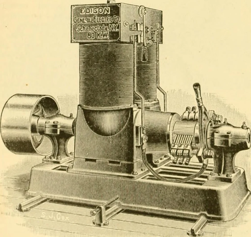 An illustration from Modern mechanism, exhibiting the latest progress in machines, motors, and the transmission of power, being a supplementary volume to Appletons' cyclopaedia of applied mechanics, 1892, leaf 235