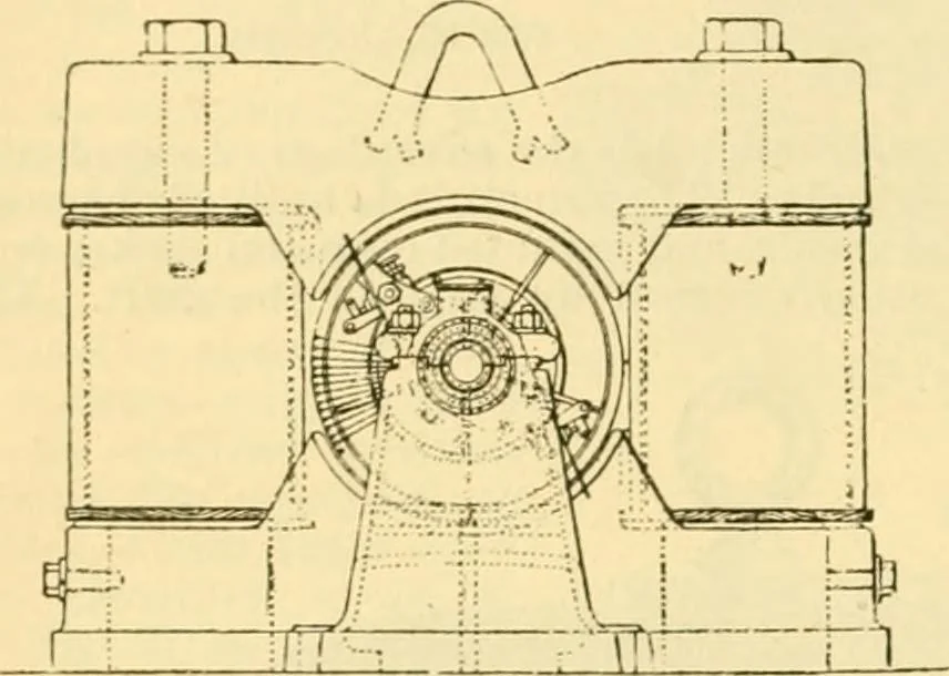 An illustration from Modern mechanism, exhibiting the latest progress in machines, motors, and the transmission of power, being a supplementary volume to Appletons' cyclopaedia of applied mechanics, 1892, leaf 241
