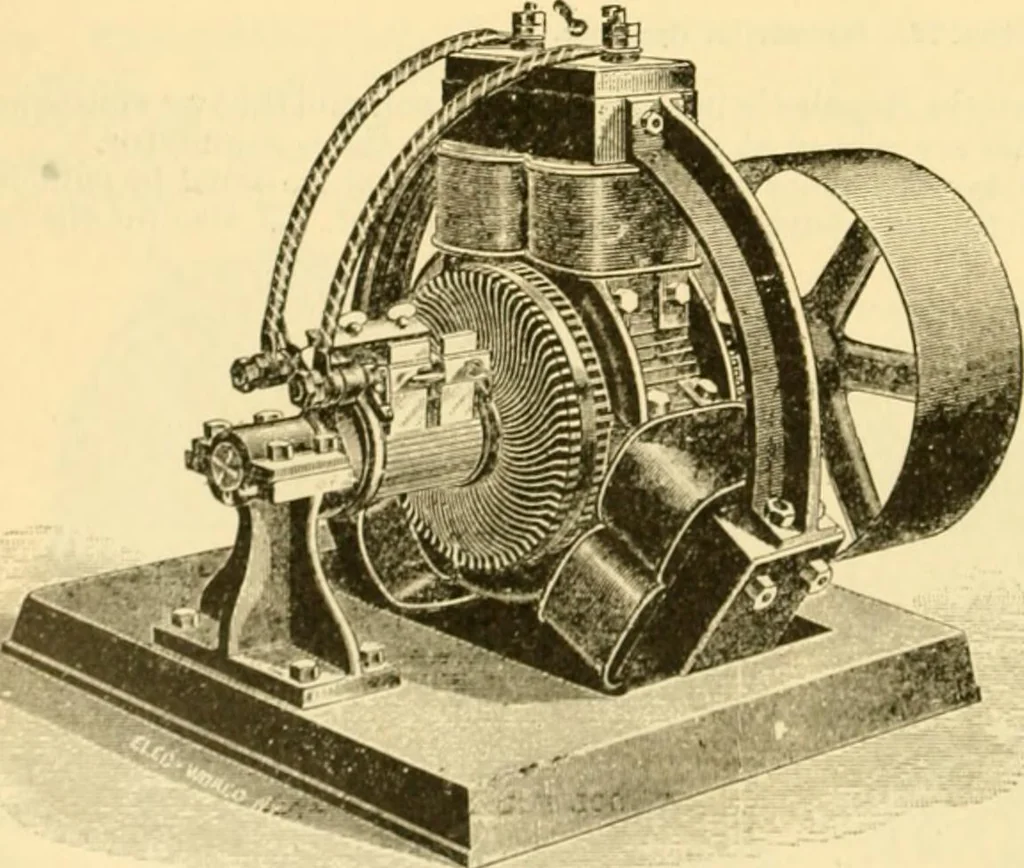 An illustration from Modern mechanism, exhibiting the latest progress in machines, motors, and the transmission of power, being a supplementary volume to Appletons' cyclopaedia of applied mechanics, 1892, leaf 247