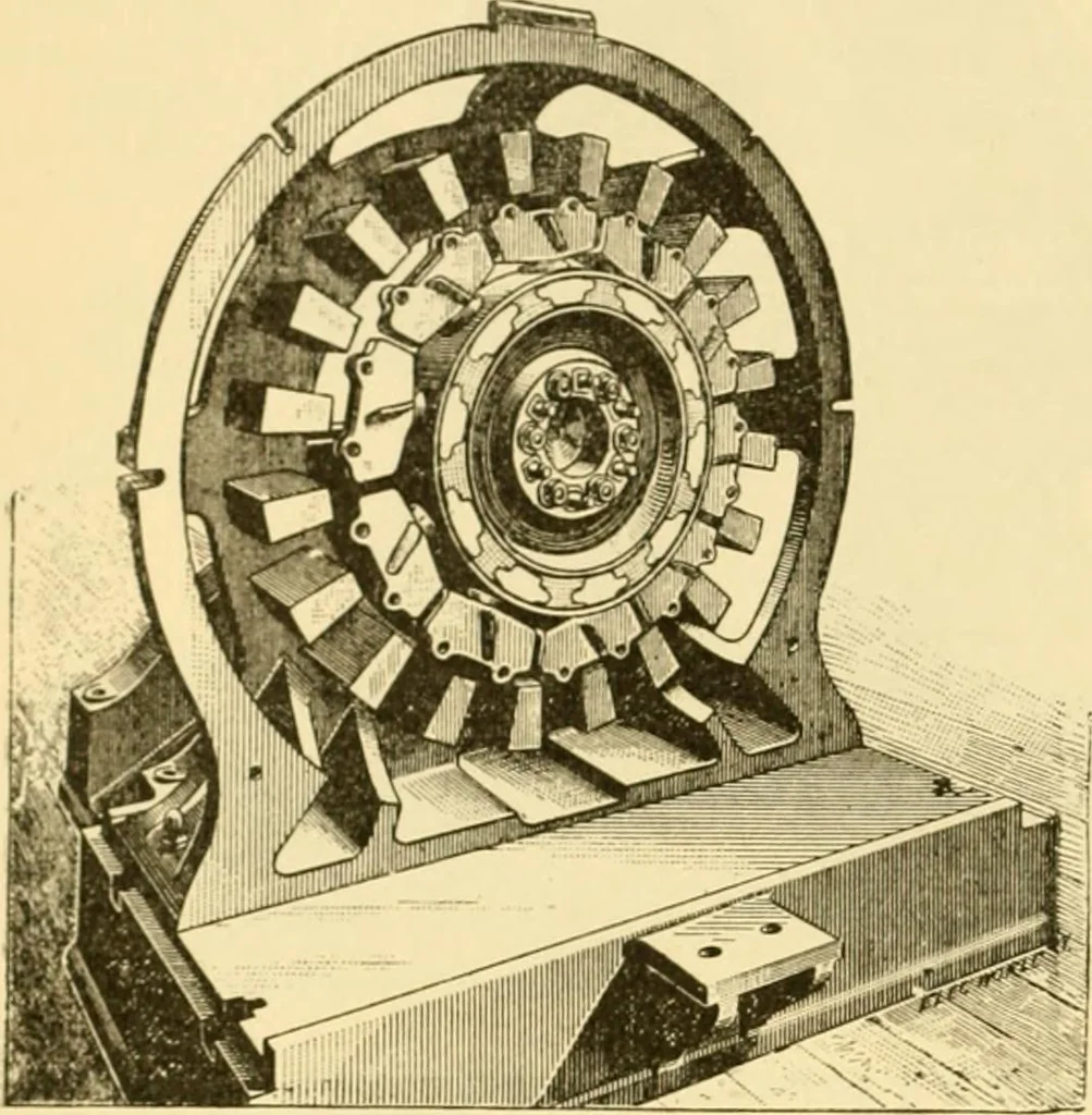An illustration from Modern mechanism, exhibiting the latest progress in machines, motors, and the transmission of power, being a supplementary volume to Appletons' cyclopaedia of applied mechanics, 1892, leaf 257