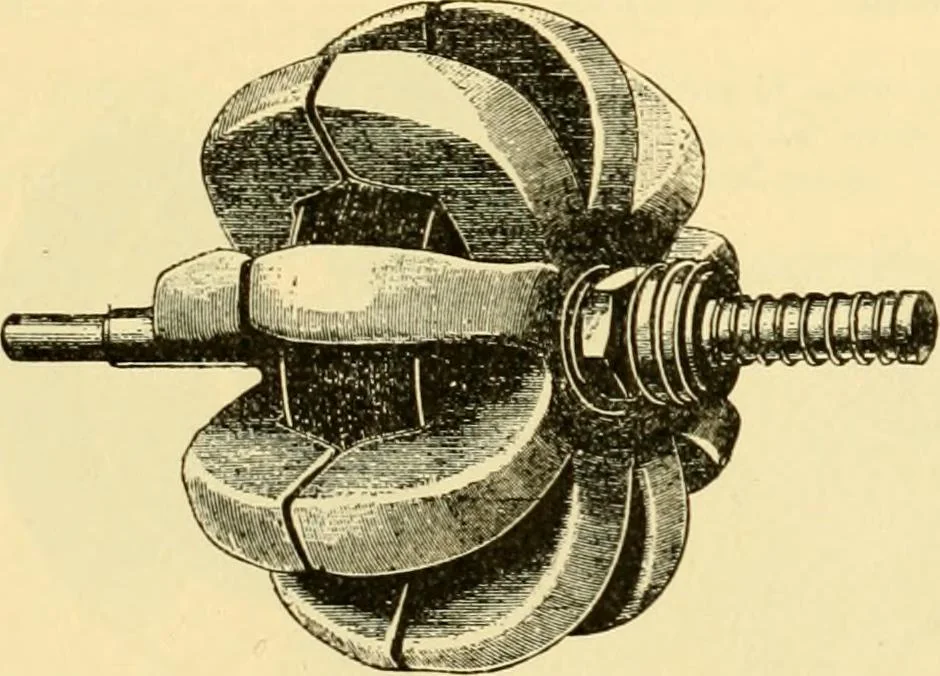 An illustration from Modern mechanism, exhibiting the latest progress in machines, motors, and the transmission of power, being a supplementary volume to Appletons' cyclopaedia of applied mechanics, 1892, leaf 258