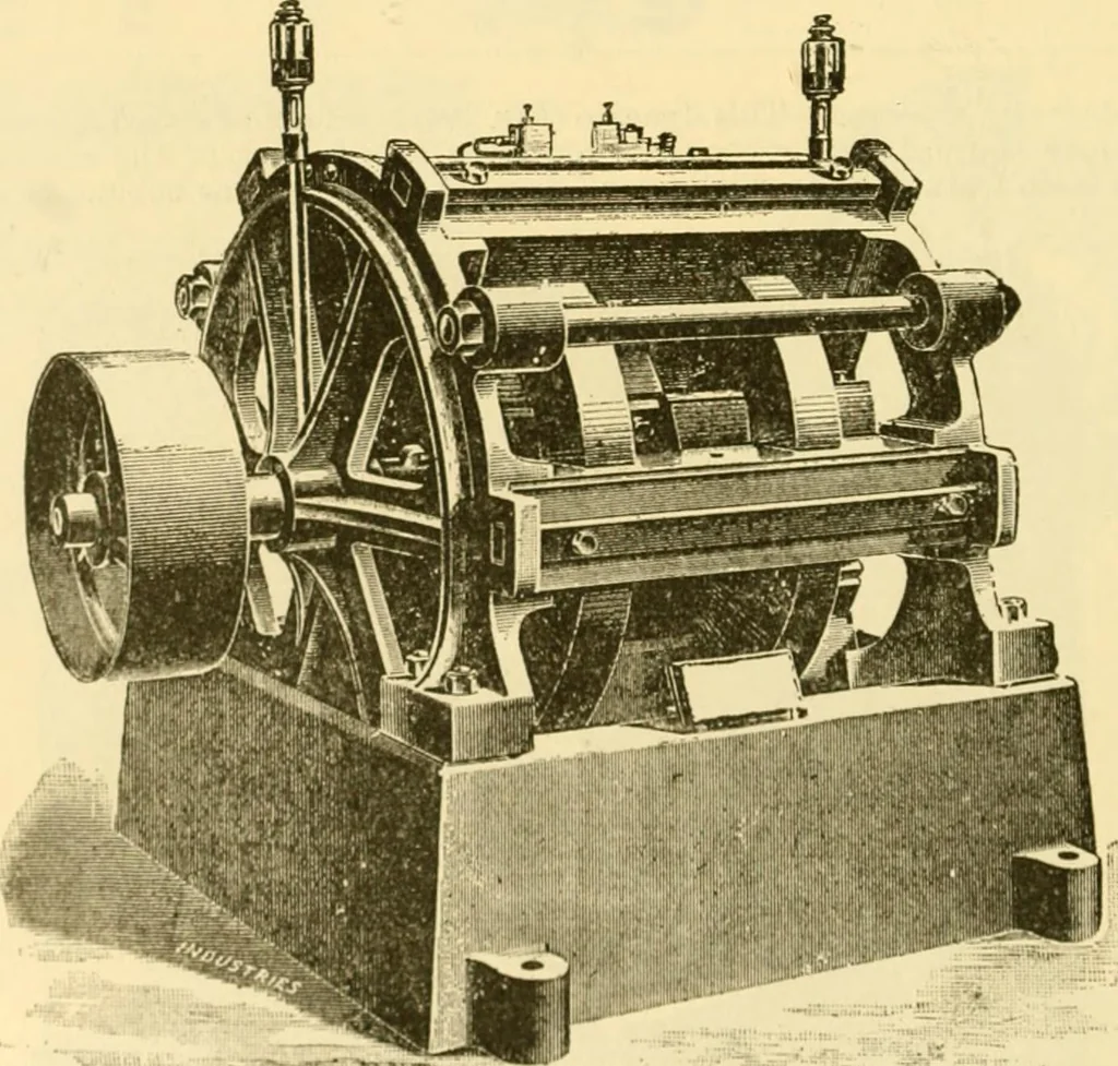 An illustration from Modern mechanism, exhibiting the latest progress in machines, motors, and the transmission of power, being a supplementary volume to Appletons' cyclopaedia of applied mechanics, 1892, leaf 261