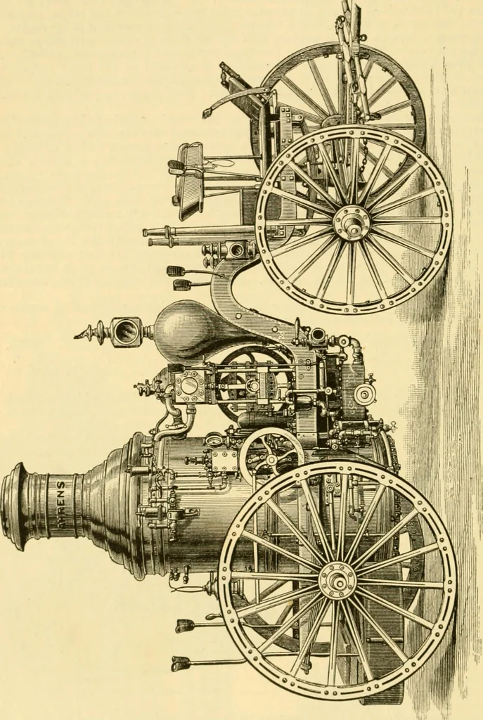 An illustration from Modern mechanism, exhibiting the latest progress in machines, motors, and the transmission of power, being a supplementary volume to Appletons' cyclopaedia of applied mechanics, 1892, leaf 285