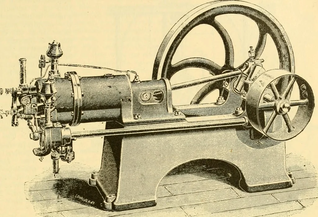 An illustration from Modern mechanism, exhibiting the latest progress in machines, motors, and the transmission of power, being a supplementary volume to Appletons' cyclopaedia of applied mechanics, 1892, leaf 290