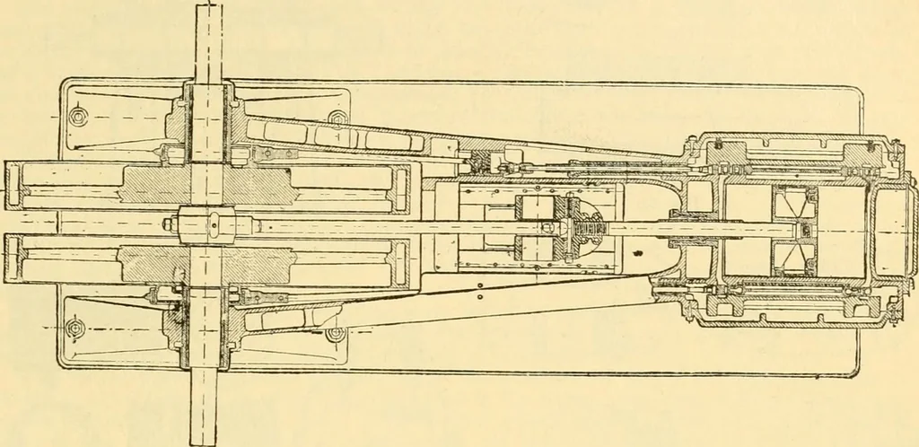 An illustration from Modern mechanism, exhibiting the latest progress in machines, motors, and the transmission of power, being a supplementary volume to Appletons' cyclopaedia of applied mechanics, 1892, leaf 324