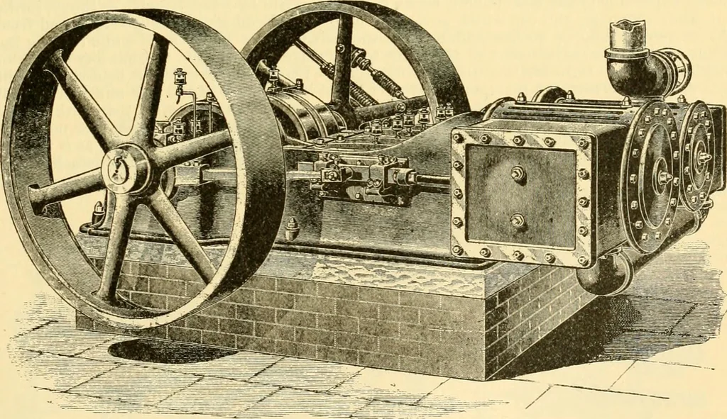 An illustration from Modern mechanism, exhibiting the latest progress in machines, motors, and the transmission of power, being a supplementary volume to Appletons' cyclopaedia of applied mechanics, 1892, leaf 328