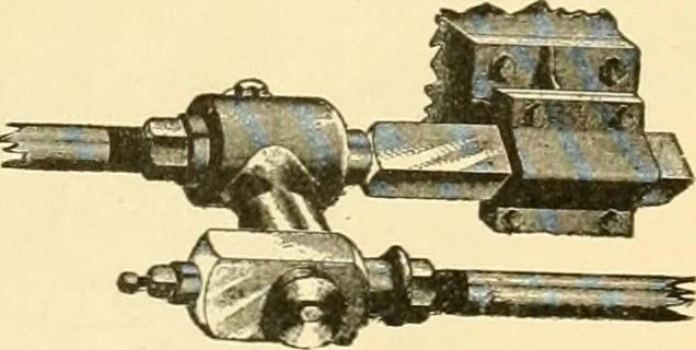 An illustration from Modern mechanism, exhibiting the latest progress in machines, motors, and the transmission of power, being a supplementary volume to Appletons' cyclopaedia of applied mechanics, 1892, leaf 330