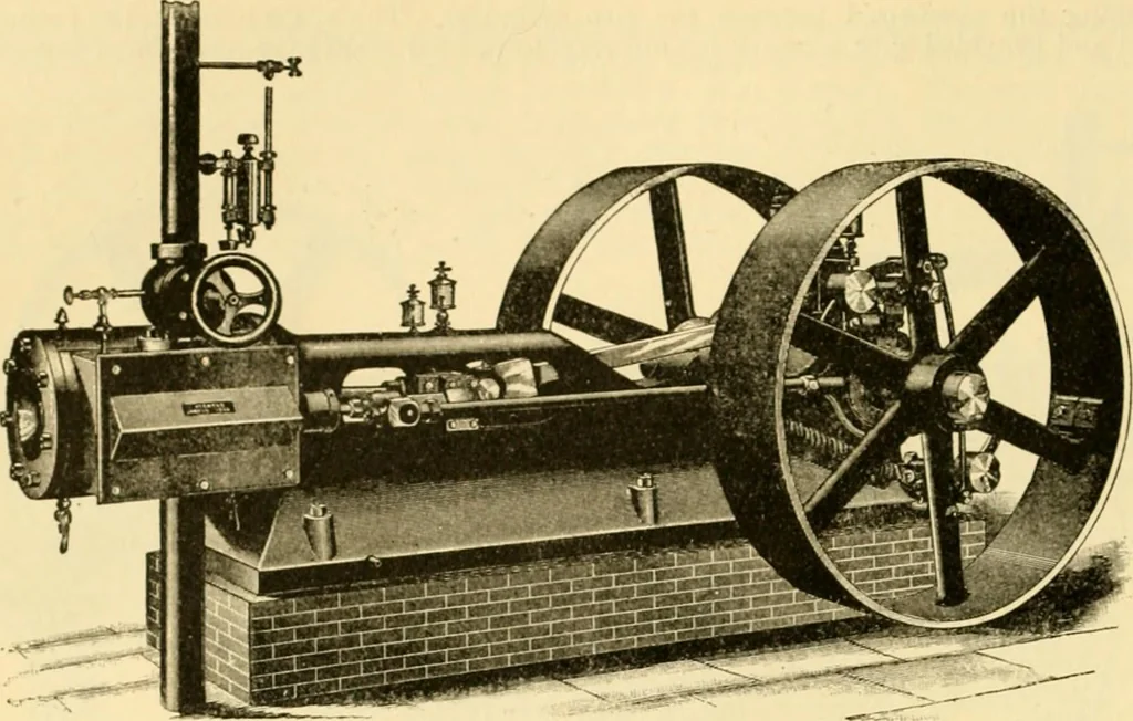 An illustration from Modern mechanism, exhibiting the latest progress in machines, motors, and the transmission of power, being a supplementary volume to Appletons' cyclopaedia of applied mechanics, 1892, leaf 331