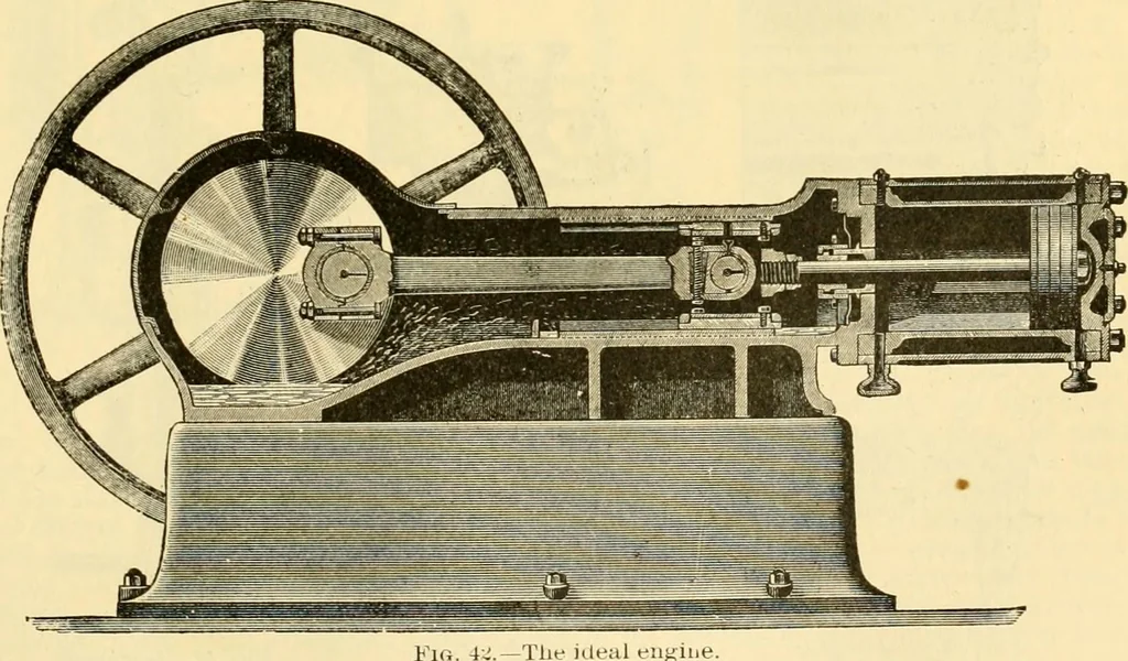 An illustration from Modern mechanism, exhibiting the latest progress in machines, motors, and the transmission of power, being a supplementary volume to Appletons' cyclopaedia of applied mechanics, 1892, leaf 332