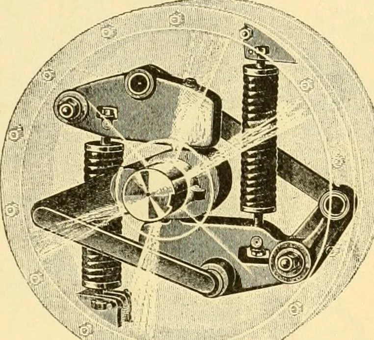 An illustration from Modern mechanism, exhibiting the latest progress in machines, motors, and the transmission of power, being a supplementary volume to Appletons' cyclopaedia of applied mechanics, 1892, leaf 338