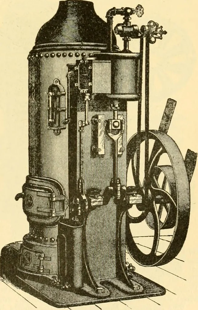 An illustration from Modern mechanism, exhibiting the latest progress in machines, motors, and the transmission of power, being a supplementary volume to Appletons' cyclopaedia of applied mechanics, 1892, leaf 340