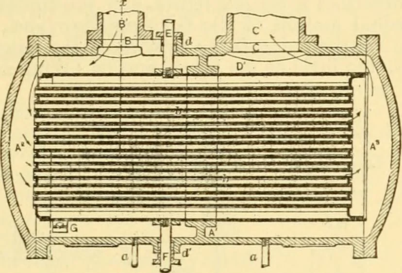 An illustration from Modern mechanism, exhibiting the latest progress in machines, motors, and the transmission of power, being a supplementary volume to Appletons' cyclopaedia of applied mechanics, 1892, leaf 348