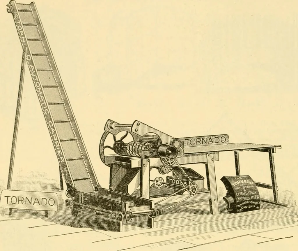 An illustration from Modern mechanism, exhibiting the latest progress in machines, motors, and the transmission of power, being a supplementary volume to Appletons' cyclopaedia of applied mechanics, 1892, leaf 355