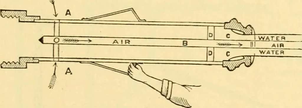 An illustration from Modern mechanism, exhibiting the latest progress in machines, motors, and the transmission of power, being a supplementary volume to Appletons' cyclopaedia of applied mechanics, 1892, leaf 372
