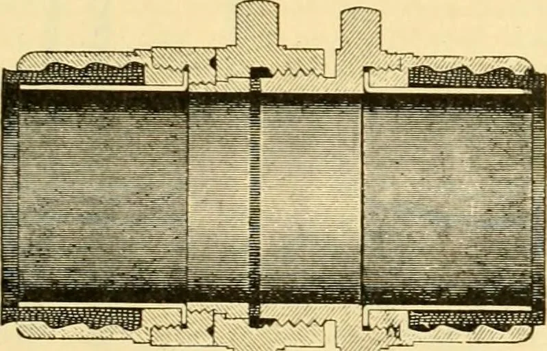 An illustration from Modern mechanism, exhibiting the latest progress in machines, motors, and the transmission of power, being a supplementary volume to Appletons' cyclopaedia of applied mechanics, 1892, leaf 372