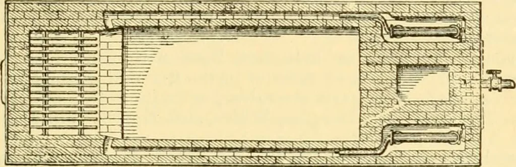 An illustration from Modern mechanism, exhibiting the latest progress in machines, motors, and the transmission of power, being a supplementary volume to Appletons' cyclopaedia of applied mechanics, 1892, leaf 398