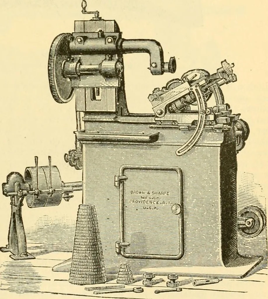 An illustration from Modern mechanism, exhibiting the latest progress in machines, motors, and the transmission of power, being a supplementary volume to Appletons' cyclopaedia of applied mechanics, 1892, leaf 412