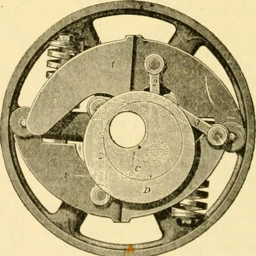 An illustration from Modern mechanism, exhibiting the latest progress in machines, motors, and the transmission of power, being a supplementary volume to Appletons' cyclopaedia of applied mechanics, 1892, leaf 423