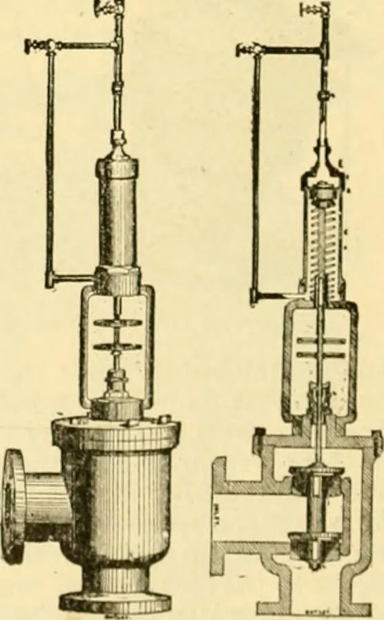 An illustration from Modern mechanism, exhibiting the latest progress in machines, motors, and the transmission of power, being a supplementary volume to Appletons' cyclopaedia of applied mechanics, 1892, leaf 425