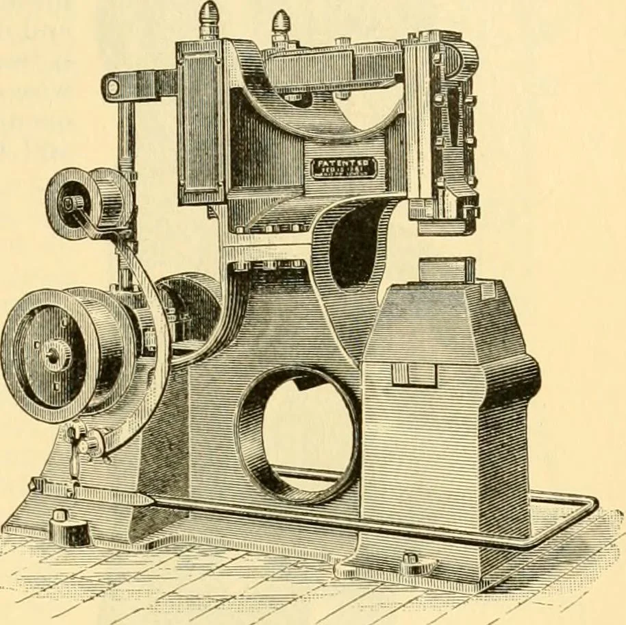 An illustration from Modern mechanism, exhibiting the latest progress in machines, motors, and the transmission of power, being a supplementary volume to Appletons' cyclopaedia of applied mechanics, 1892, leaf 436