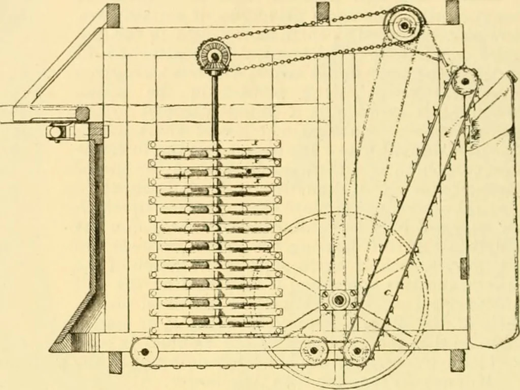 An illustration from Modern mechanism, exhibiting the latest progress in machines, motors, and the transmission of power, being a supplementary volume to Appletons' cyclopaedia of applied mechanics, 1892, leaf 439