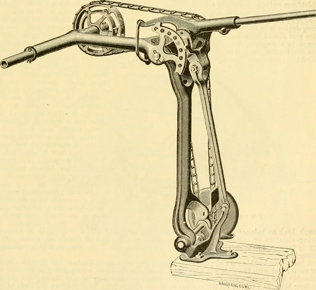 An illustration from Modern mechanism, exhibiting the latest progress in machines, motors, and the transmission of power, being a supplementary volume to Appletons' cyclopaedia of applied mechanics, 1892, leaf 452