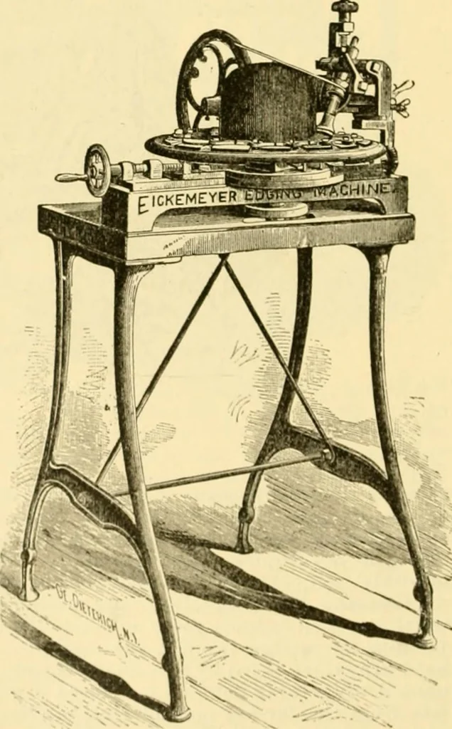 An illustration from Modern mechanism, exhibiting the latest progress in machines, motors, and the transmission of power, being a supplementary volume to Appletons' cyclopaedia of applied mechanics, 1892, leaf 459