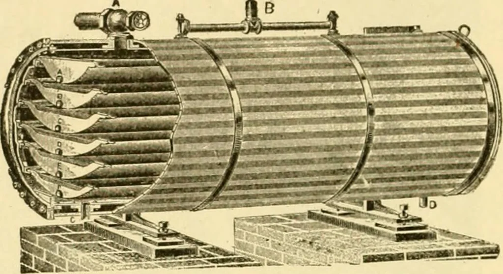 An illustration from Modern mechanism, exhibiting the latest progress in machines, motors, and the transmission of power, being a supplementary volume to Appletons' cyclopaedia of applied mechanics, 1892, leaf 465