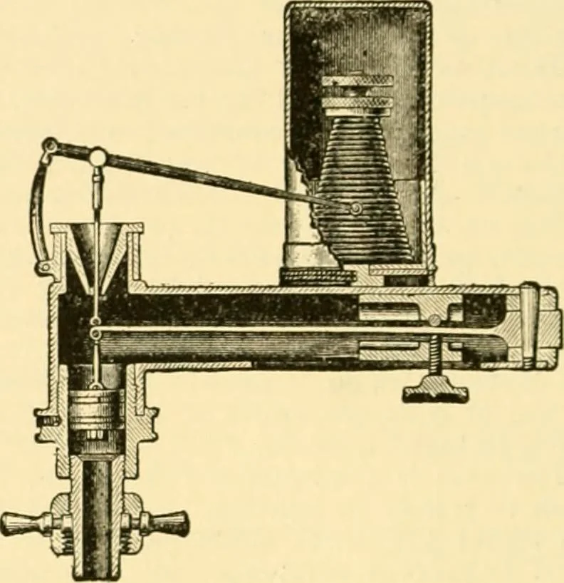 An illustration from Modern mechanism, exhibiting the latest progress in machines, motors, and the transmission of power, being a supplementary volume to Appletons' cyclopaedia of applied mechanics, 1892, leaf 471