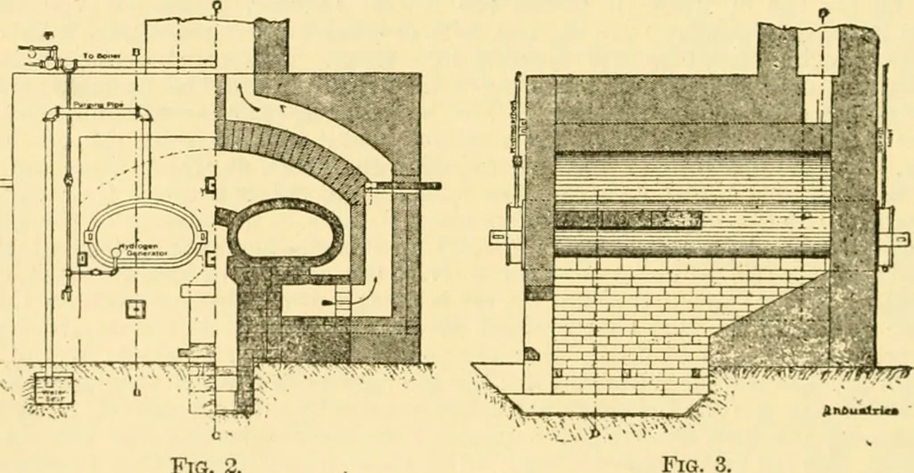 An illustration from Modern mechanism, exhibiting the latest progress in machines, motors, and the transmission of power, being a supplementary volume to Appletons' cyclopaedia of applied mechanics, 1892, leaf 475