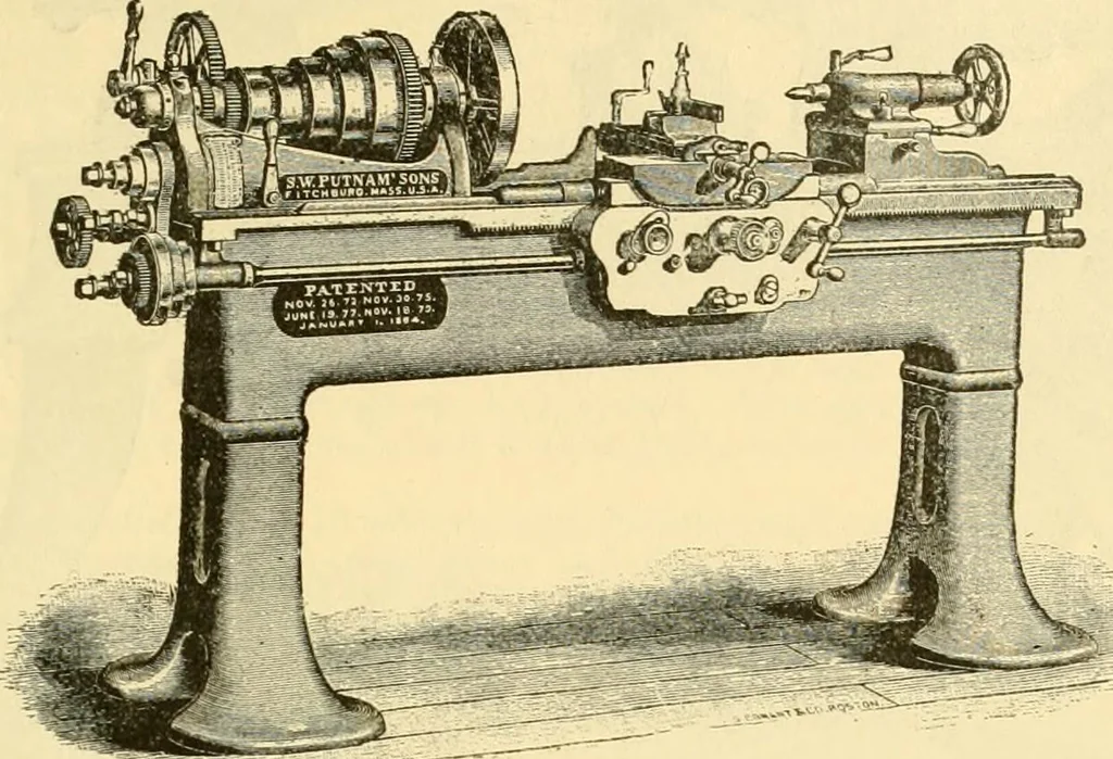 An illustration from Modern mechanism, exhibiting the latest progress in machines, motors, and the transmission of power, being a supplementary volume to Appletons' cyclopaedia of applied mechanics, 1892, leaf 482